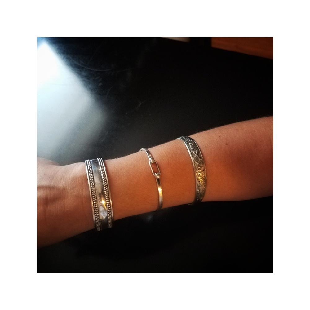 Beautiful silver bangles